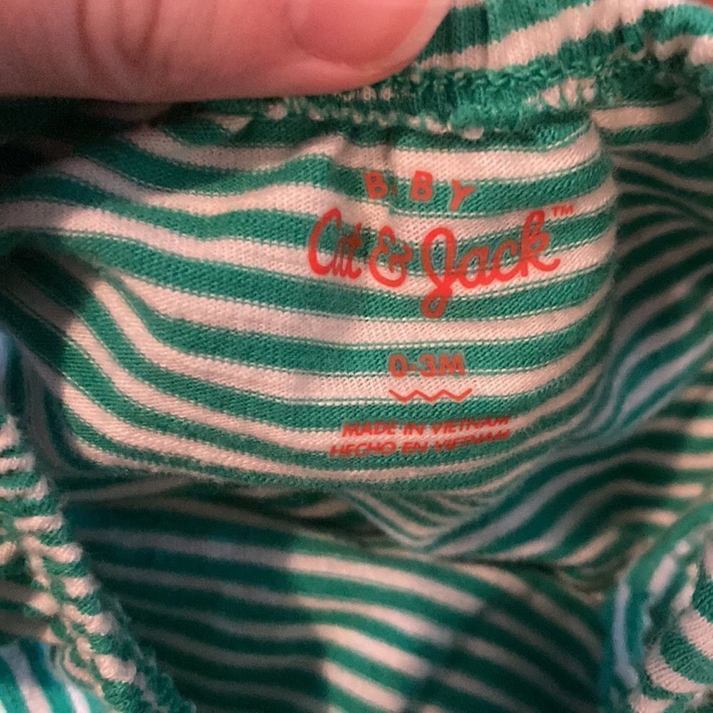 Baby romper one piece • striped • cat & Jack - Picture 3 of 4